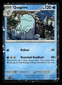 Quagsire SVP 156 Holo Scarlet & Violet Promo Pokemon Card - Image 2