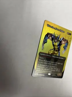 Wolverine Fierce Fighter Borderless Foil Card #0378 MTG LP - Image 5