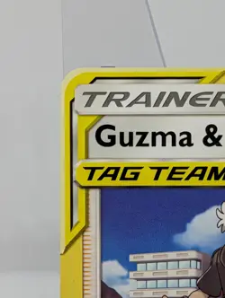Guzma & Hala 193/236 Sun And Moon Cosmic Eclipse Regular Near Mint Pokemon Card - Image 3