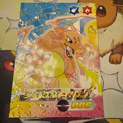 Charizard Cracked Ice Holo Blue Pokedex Card Limited Edition Flash Non-TCG - Image 1