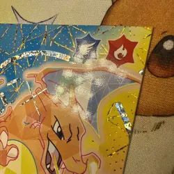 Charizard Cracked Ice Holo Blue Pokedex Card Limited Edition Flash Non-TCG - Image 4