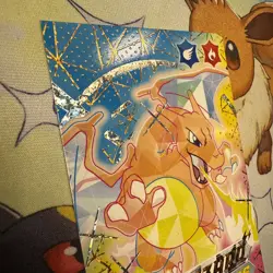Charizard Cracked Ice Holo Blue Pokedex Card Limited Edition Flash Non-TCG - Image 5
