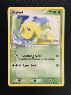 2005 BAYLEEF Prerelease Pokemon Card #35 35/115 Unseen Forces Promo NM (B) - Image 1