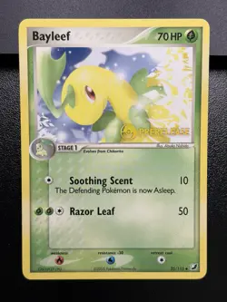 2005 BAYLEEF Prerelease Pokemon Card #35 35/115 Unseen Forces Promo NM (B) - Image 2