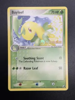 2005 BAYLEEF Prerelease Pokemon Card #35 35/115 Unseen Forces Promo NM (B) - Image 3