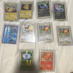 Nintendo Pokemon TCG 10-Card Lot Pikachu Eevee Manaphy EX Holo Promo ENG 2003 - Image 1