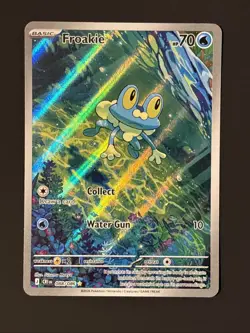 Froakie 088/086 Chaos Rising Illustration Rare Holo Full Art Pokemon Card NM/M - Image 1