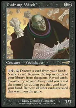 Divining Witch - Medium Play MTG Nemesis - Image 1