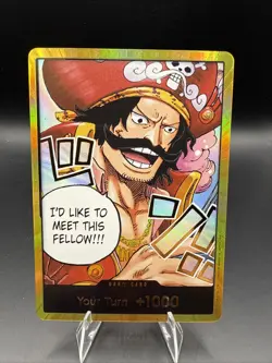 DON!! Card (Gol.D.Roger) (Gold) Carrying On His Will Foil - Image 1