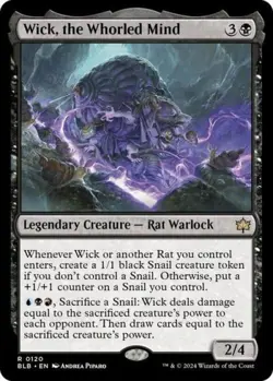 Wick, the Whorled Mind -Foil Near Mint MTG Bloomburrow - Image 1
