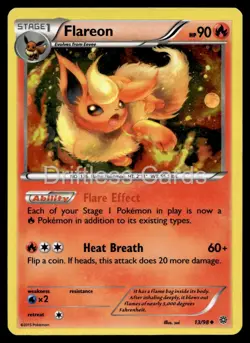 Flareon (Cosmos Holo) 013/098 Promo Miscellaneous Cards & Products Pokemon LP/MP - Image 1