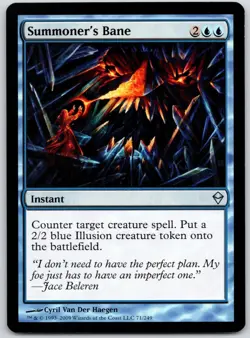 Summoner's Bane 71 Uncommon Zendikar Magic: The Gathering Near Mint - Image 1