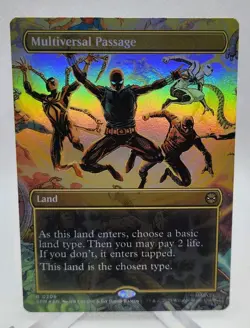 Multiversal Passage [FOIL, Borderless] Marvel's Spider-Man Magic: the Gathering - Image 1