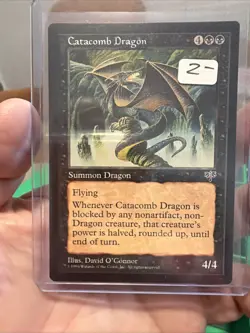 Catacomb Dragon Mirage Regular MTG Magic The Gathering - Image 1