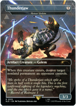 Thunderjaw (2225) Into the Forbidden West - Horizon Zero Dawn Secret Lair MTG NM - Image 1