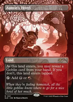 1x Auntie's Hovel - Rainbow Foil MTG - Secret Lair - NM-Mint - Image 1