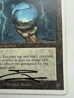Icy Manipulator MTG Magic Unlimited Signed Doug Shuler Vintage - Image 4
