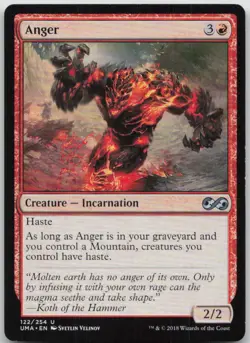 Anger #122 Uncommon Ultimate Masters Magic: The Gathering MP - Image 1