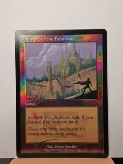 MTG Temple of the False God (11/33) 30th Anniversary Play Promos FOIL - Image 1