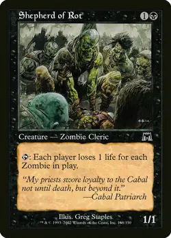 Shepherd of Rot x4 Onslaught MtG NM - Image 1