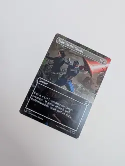 MTG - Take Up the Shield (Borderless) - Marvel Super Heroes NM/M Condition - Image 2