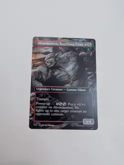 MTG - Abomination, Terrifying Titan (Borderless) - Marvel Super Heroes NM/M Cond - Image 1