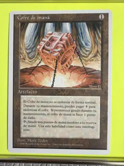 Cofre De Mana Spanish Magic The gathering Never Played LP-MINT See Pics - Image 1