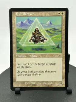 MTG True Believer 57/350 Onslaught NM Rare Magic The Gathering - Image 1
