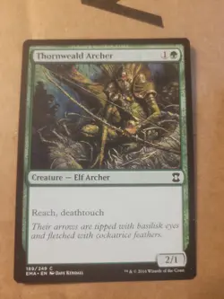 Magic the Gathering MTG Thornweald Archer (189) Eternal Masters LP BULK DISCOUNT - Image 1