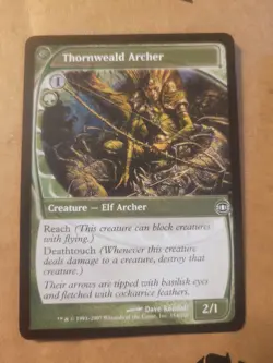 MTG Magic the Gathering Thornweald Archer 154/180 Future Sight MP BULK DISCOUNT - Image 1