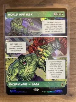 World War Hulk Marvel Super Heroes Showcase Foil Rare - Image 1