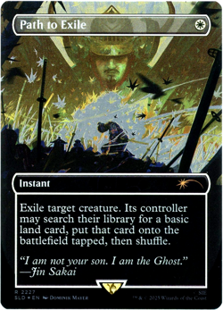 Path to Exile (Rainbow Foil) 2227 - Ghost of Tsushima Secret Lair Drop MTG NM/M - Image 1