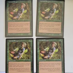 Quirion Ranger Magic: The Gathering Visions 1996 Lot 4 Creature Green Regular - Image 1