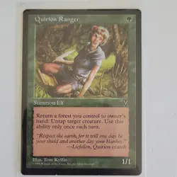 Quirion Ranger Magic: The Gathering Visions 1996 Lot 4 Creature Green Regular - Image 3