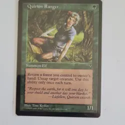 Quirion Ranger Magic: The Gathering Visions 1996 Lot 4 Creature Green Regular - Image 4