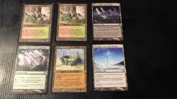 MTG (2) Wooded Foothills Shizo Death’s Storehouse Lot Magic The Gathering - Image 1
