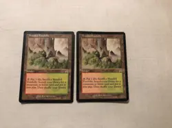 MTG (2) Wooded Foothills Shizo Death’s Storehouse Lot Magic The Gathering - Image 4