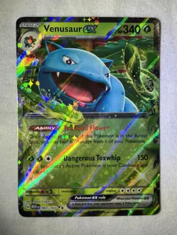 Venusaur EX 003/165 Double Rare Pokemon TCG Sv 151 PACK FRESH NEAR MINT - Image 1