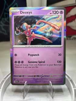 Deoxys 074/182 Rare Holo Pokemon TCG SV Paradox Rift PACK FRESH NEAR MINT - Image 1