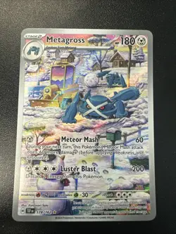 Pokemon TCG Metagross 178/162 Temporal Forces Holo Card Illustration Rare - Image 1