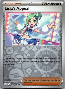 Lisia's Appeal 179/191 Uncommon Surging Sparks Pokemon Reverse Holo Near Mint - Image 1