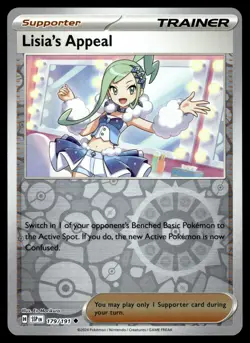Lisia's Appeal 179/191 Uncommon Surging Sparks Pokemon Reverse Holo Near Mint - Image 1