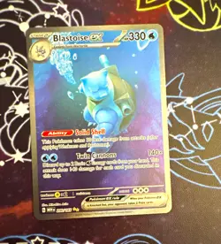 The Pokemon Company Blastoise ex 200/165 SV 151 SIR Holo 330HP EN - Image 1