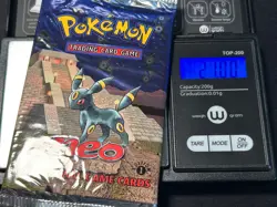 1st Edition Neo Discovery Booster Pack Umbreon Art Factory Sealed Pokemon Cards - Image 3