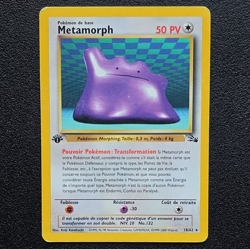 Wizards Metamorph (Ditto) 18/62 Fossil 1st Edition Rare French 50 HP 2000 - Image 1