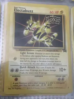 Pokemon TCG Electabuzz Kids WB Presents the First Movie Promo Card #2 - Image 1