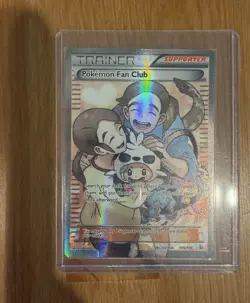 Pokemon Fan Club 106/106 Flashfire Ultra Rare Full Art Holo - Image 1