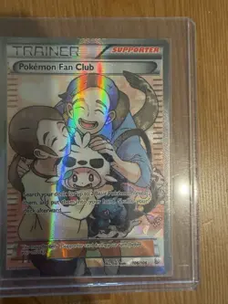 Pokemon Fan Club 106/106 Flashfire Ultra Rare Full Art Holo - Image 3