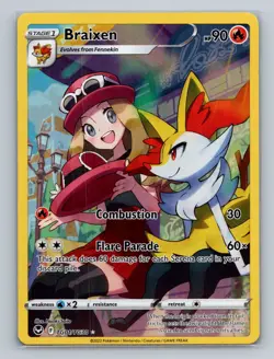 Pokemon SWSH12: Silver Tempest Trainer Gallery #TG01/TG30 Braixen - Image 1