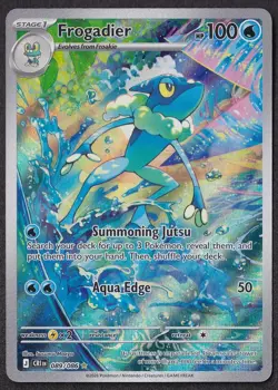 Frogadier 089/086 Holo Illustration Rare Chaos Rising Pokemon Near Mint - Image 1